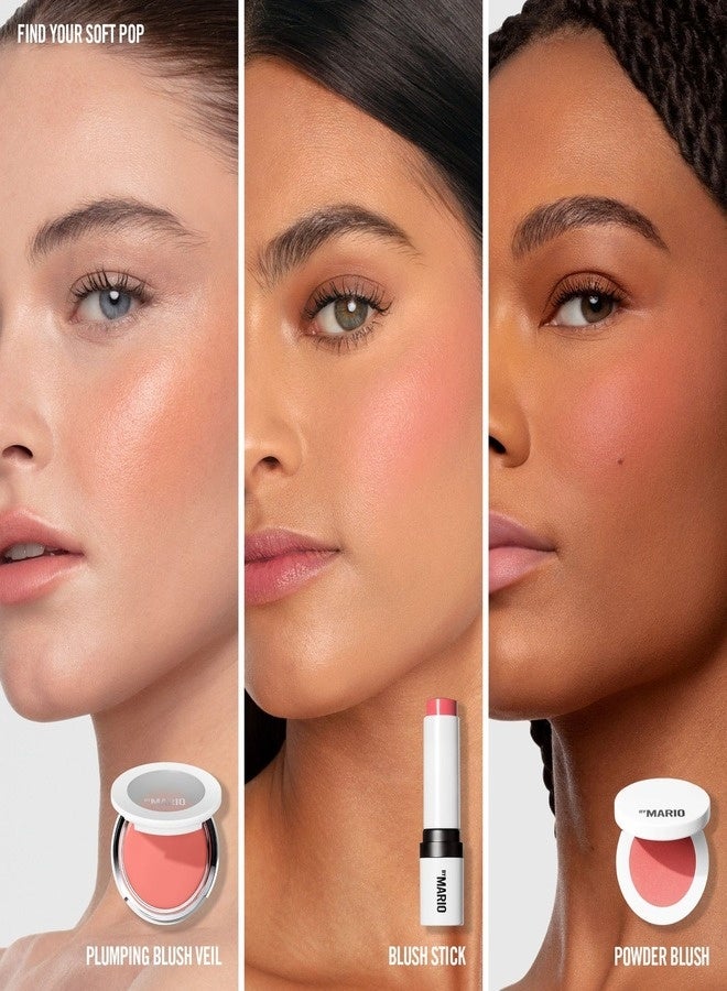 MAKEUP BY MARIO Soft Pop Blush Stick 10.5g – Shade Dusty Rose (Neutral Rosy Mauve) – Creamy, Buildable, Natural Finish - Image 4
