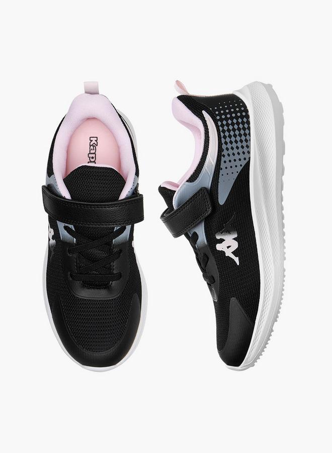 Kappa Girls Logo Print Hook and Loop Sports Shoes - Image 1