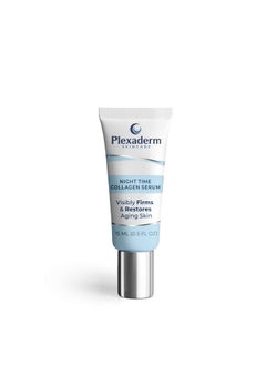 Plexaderm Plexaderm 15 mL Night Time Collagen Serum for Firmer, Fuller, more Youthful Looking Skin, Anti-Aging Collagen & Peptide Serum for Women & Men, Paraben-Free, Developed in the USA  - Image 1