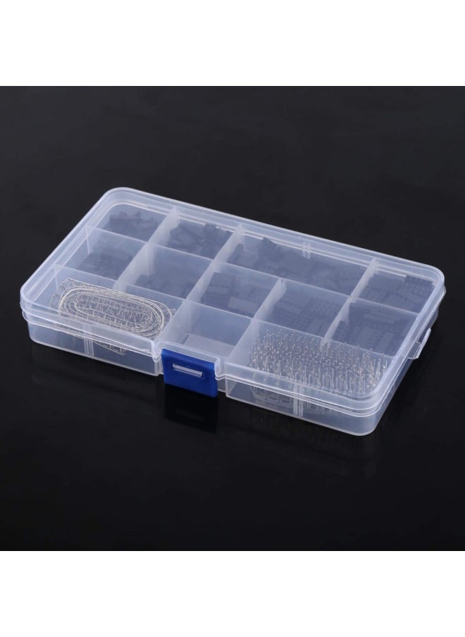 Connector Kit Dupont Connector Female Connector Housing Crimp Pins 4Er Header Stecker Jumper Header Connector Female Male Terminal Jumper Wire Crimp Pin 2.54Mm 610 Pieces S