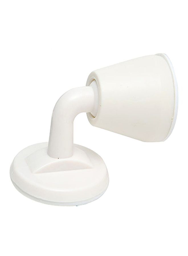 NIBEMINENT Plastic Door Bumper White 9.1x5.1x5.6centimeter  - Image 1