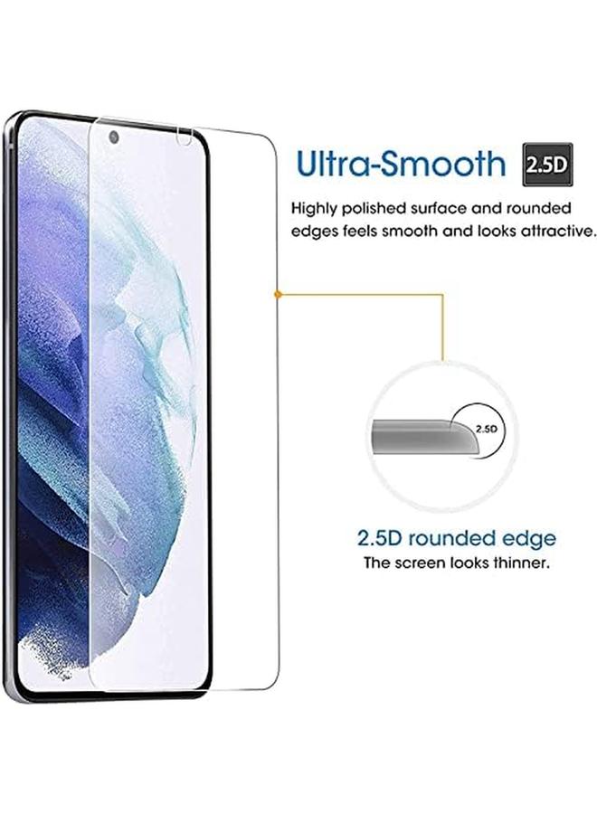 erorex For Galaxy S22 Screen Protector 2 Plus 2 Pack 2 Pcs Full Coverage Tempered Glass Film With 2 Pcs Camera Lens Protector 9H Hardness Fingerprint Unlock Ultra Thin Hd Clear For Samsung Galaxy S22 6.1"  - Image 3