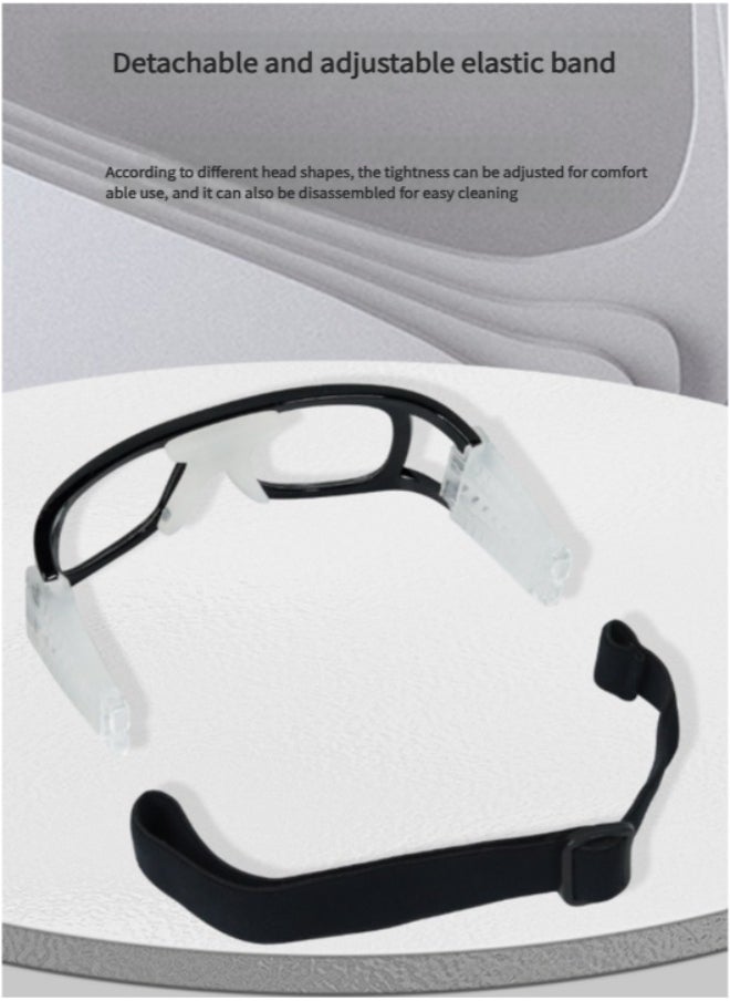 Occuwzz OCCUWZZ Professional Anti-Fog Impact Resistant Sports Glasses for Basketball & Football – UV400 Protection, Adjustable Lightweight Frame with Ventilation – Men’s Goggles for Desert Climate (Black)  - Image 4
