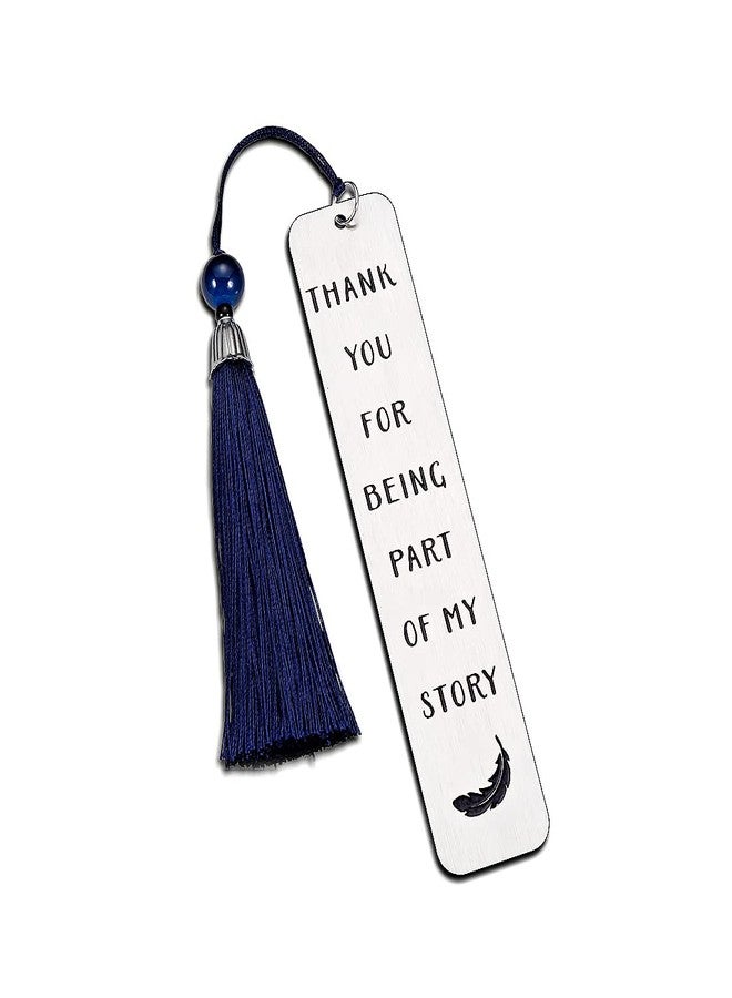NUBARKO End of Year Teacher Appreciation Gifts from Students for Women Men Inspirational Bookmark Gifts with Tassel for Women Men Graduation Birthday Appreciation Christmas Gift for Teacher Students - Image 1