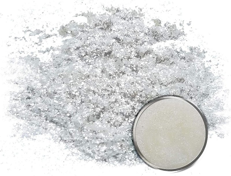 Eye Candy Pigments Premium White Mica Powder - Snowflake (50gr) - for Epoxy, Resin, Soap, Paint, Woodworking, Acrylic Pouring, Bath Bombs, Fishing Lures - DIY Arts and Crafts Additive - Image 5
