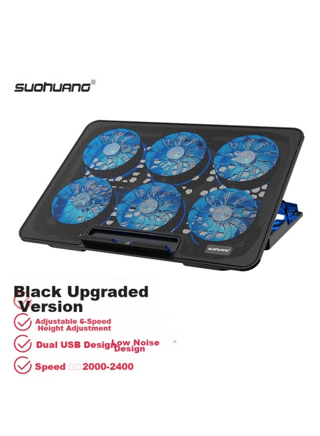 Suohuang S6 Adjustable Speed Laptop Cooling Pad Thinkbook 14 - Image 1