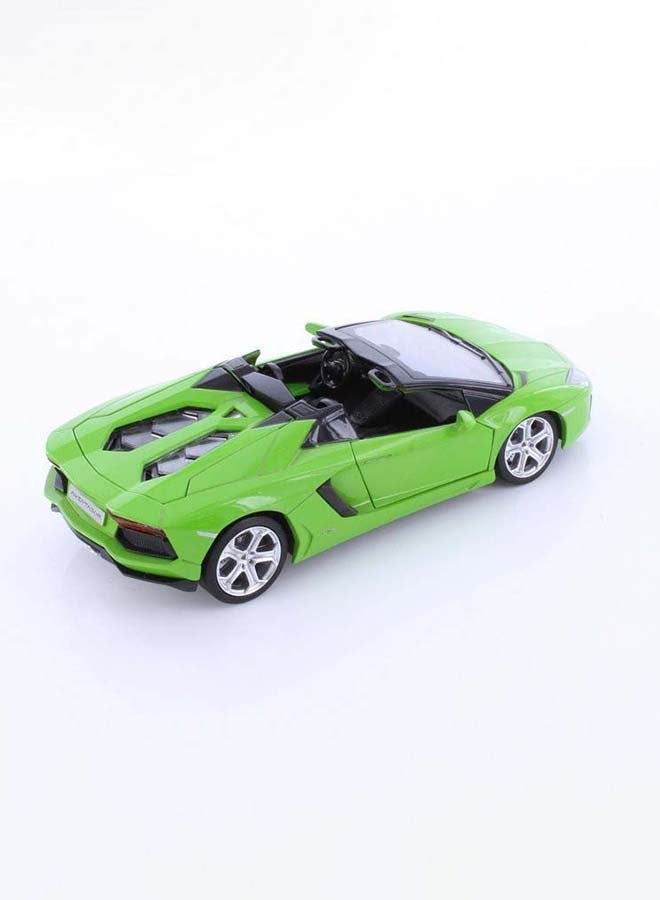 D-Power لامبورغيني أفينتادور رودستر خضراء | نسخة مصغرة، قطعة مثالية للمجمعين، سيارات هايبر | تفاعل مع الأبواب والغطاء اجمع القفز مع الأضواء والأصوات | الحجم 1:32، للأطفال 3 سنوات فما فوق  - Image 3