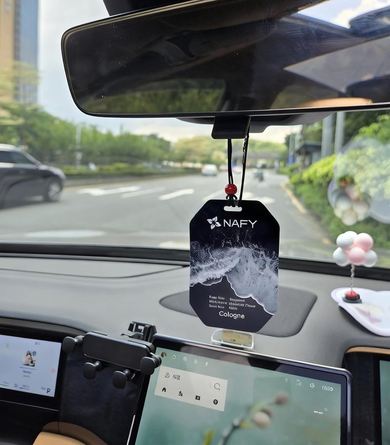 NAFY Ocean Scented Car Air Freshener 4-Pack - Long Lasting Hanging Cards - Image 2