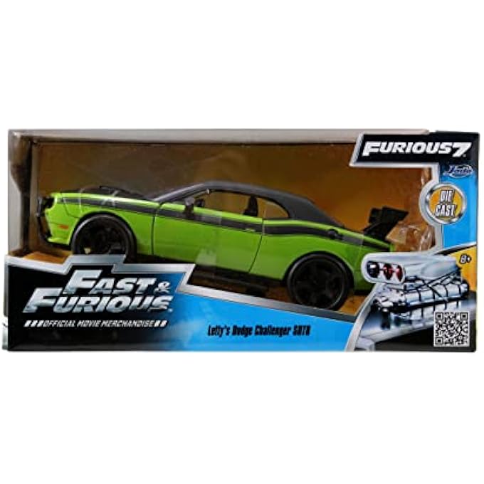 TOYS FAST & FURIOUS 1:24 DIE-CAST VEHICLE: LETTY'S DODGE CHALLENGER SRT8 - Image 2