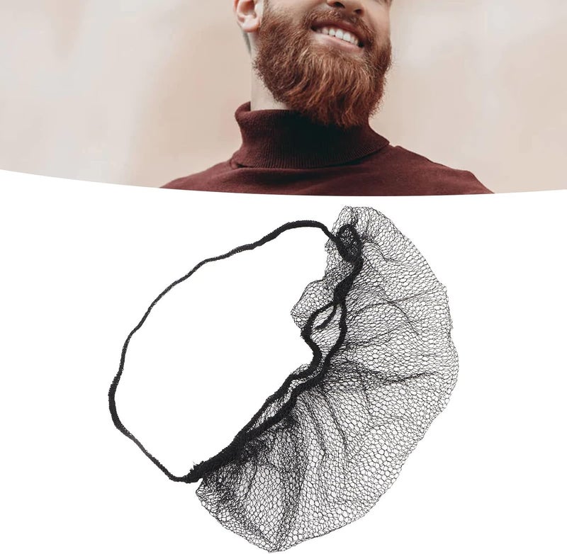Liquid tight joint HERCHR 100Pcs Beard Nets for Food Service Breathable Nylon Black Protective Beard Covers Breathable Elastic Guards Facial Hair Covers Protector Nets for Restaurant Staff (Black) Local available supply Diverse requirement fit Wear resistant upgraded material Durability boost selected material Sufficient order stock Stable inert material Trendy economical quality Daily use improved quality Hanging space save All region coverage Reliable local delivery service Moisture proof All-round unified build Dust proof Comfort grip Local trackable shipment Stain resistant New residential zone delivery Stable base Classic modern blend design Field test upgraded craftsmanship Multi-category warehouse equip Backup reserve local stock Multi-use qualified quality - Image 4
