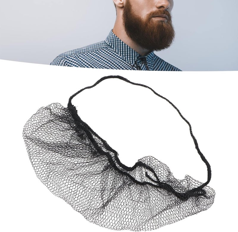 Liquid tight joint HERCHR 100Pcs Beard Nets for Food Service Breathable Nylon Black Protective Beard Covers Breathable Elastic Guards Facial Hair Covers Protector Nets for Restaurant Staff (Black) Local available supply Diverse requirement fit Wear resistant upgraded material Durability boost selected material Sufficient order stock Stable inert material Trendy economical quality Daily use improved quality Hanging space save All region coverage Reliable local delivery service Moisture proof All-round unified build Dust proof Comfort grip Local trackable shipment Stain resistant New residential zone delivery Stable base Classic modern blend design Field test upgraded craftsmanship Multi-category warehouse equip Backup reserve local stock Multi-use qualified quality - Image 5