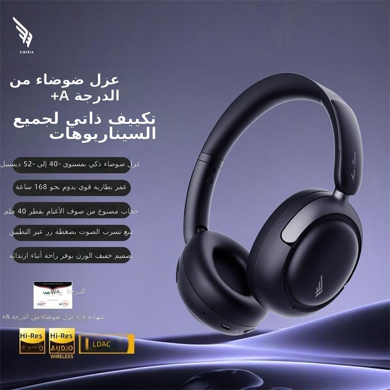 XIBERIA DM03 Wireless Over-Ear Headphones with Adaptive Active Noise Cancellation, Long Battery Life - Image 2