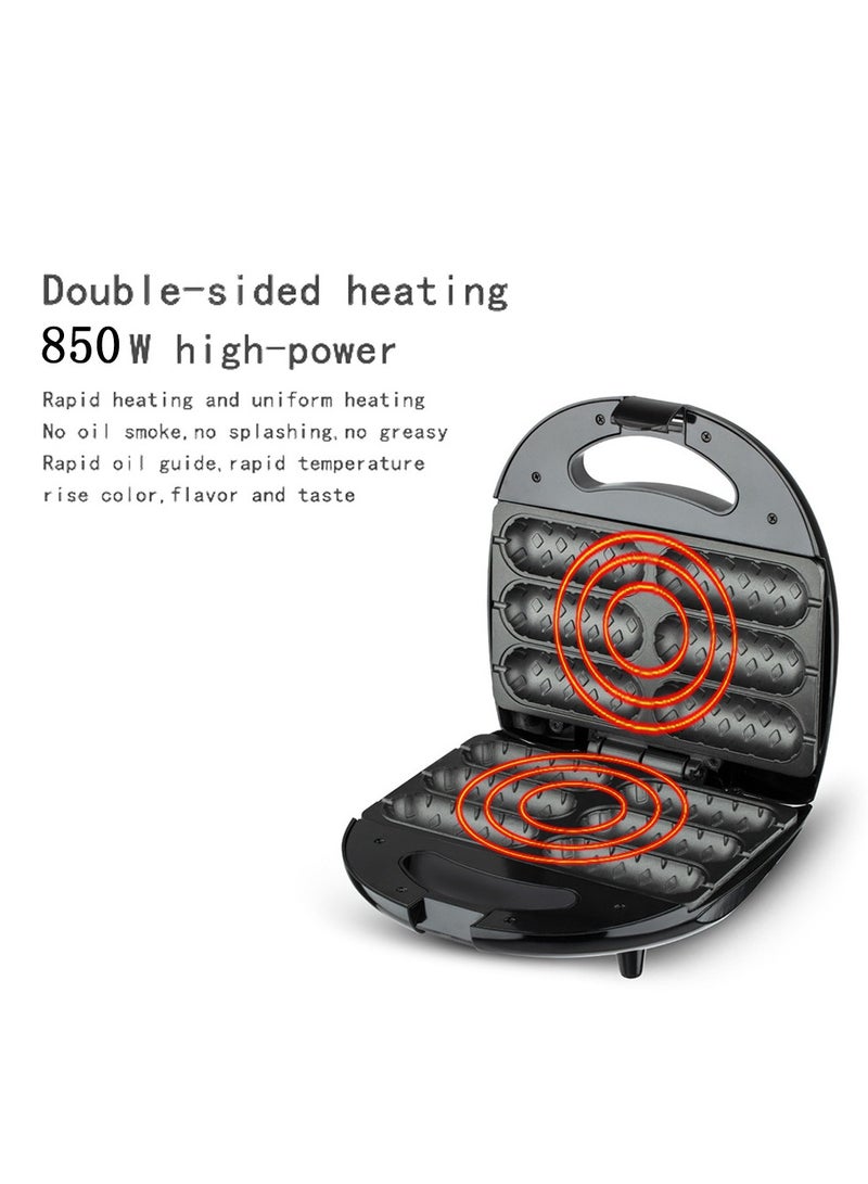 general Home sausage grill, hot dog sausage breakfast machine, multifunctional frying and grilling machine, fast preparation of hot dogs, sausages, ham sausages, suitable for family breakfast - Image 2