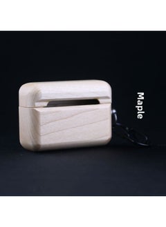 Suitable For AirPods Pro2 Wooden Wireless Headset Bluetooth Protective Cover AirPods3 Anti-fall Fungus Case-Color:Maple-Applicable Model:Airpods 3