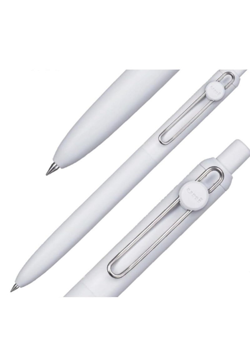 Uniball 12-Piece Zento Retractable Rollerball Pen 0.7mm Tip Blue Ink White Barrel - Image 5