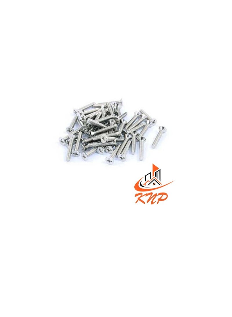 KNP KNP Countersunk Machine Screws - Pack of 200 (M5 x 25mm) - Image 1