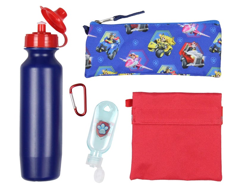 Bioworld Paw Patrol 16" Backpack Lunch Tote Pencil Bag Water Bottle Snack Pack 7 Pc Set Kids School Backpack - Image 4