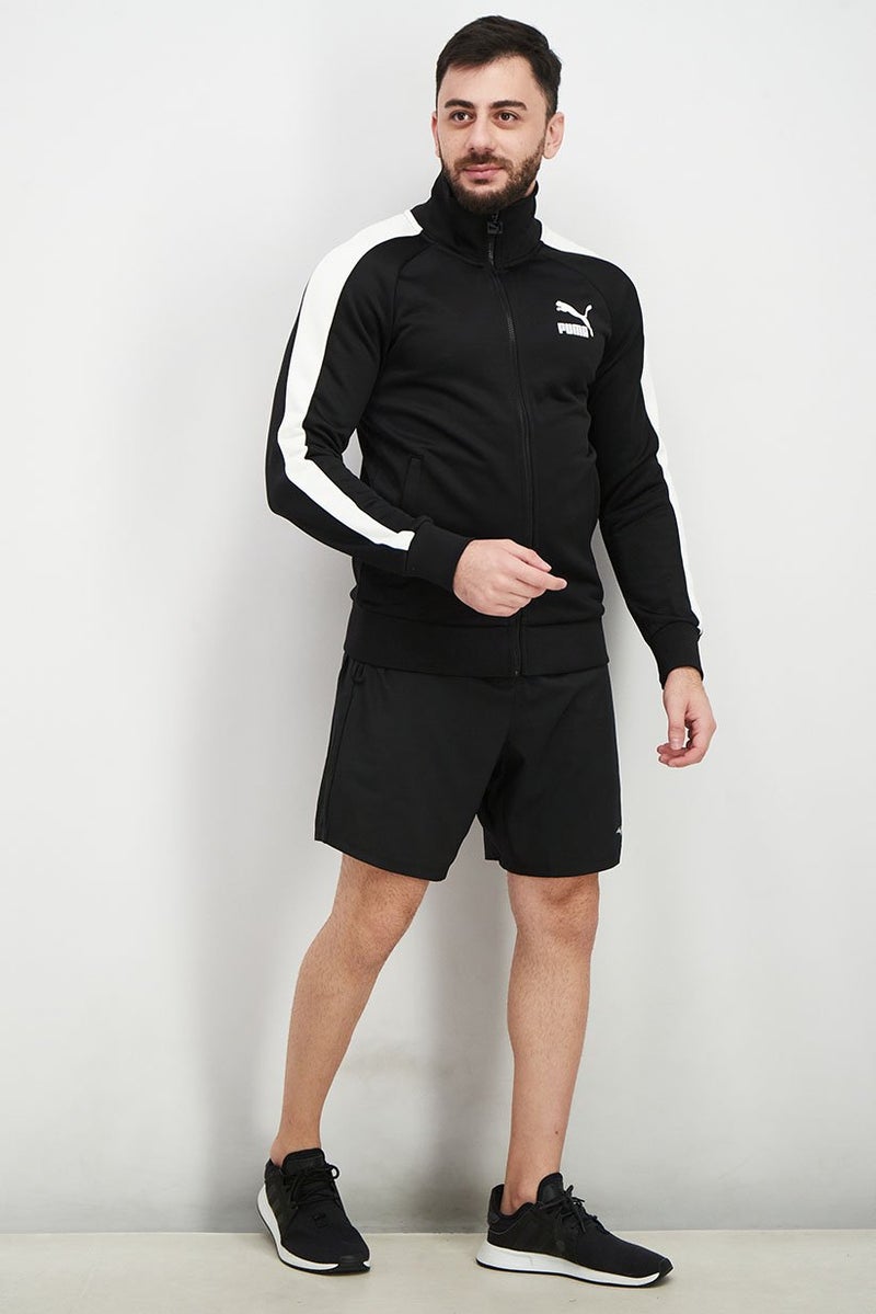 PUMA Men Sportswear Fit Training Jacket, Black and White - Image 2