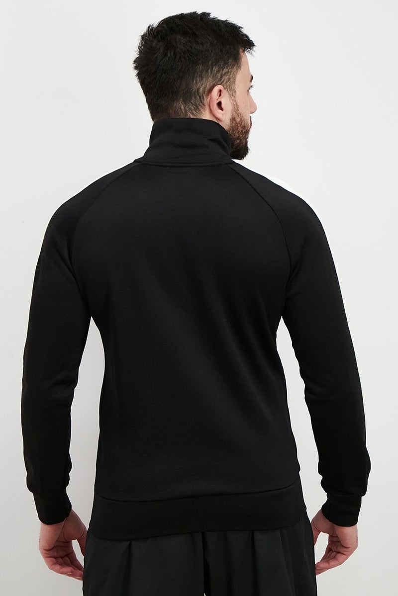 PUMA Men Sportswear Fit Training Jacket, Black and White - Image 3