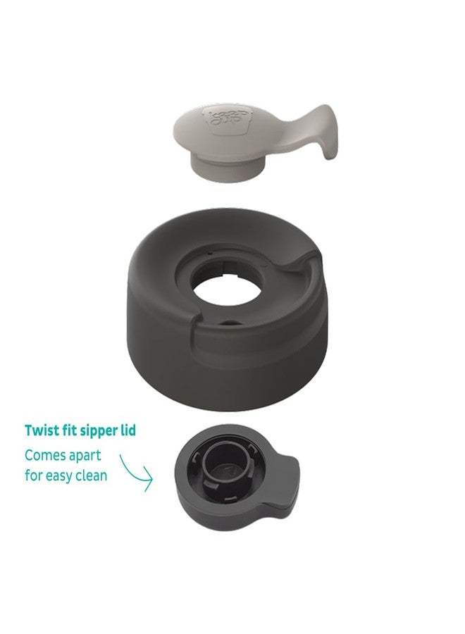 KeepCup كوب KeepCup المسافر، كوب سفر قابل لإعادة الاستخدام - كوب فولاذي مقاوم للصدأ مع عزل فراغي وغطاء مانع للتسرب - 12 أونصة/340 مل - قهوة - Image 3