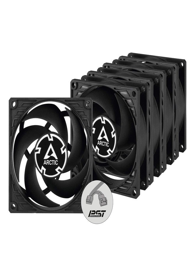 ARCTIC - 80 mm Standard Case Fan | Ultra Low Noise Cooler | Silent Cooler with Standard Case | Push- or Pull Configuration possible P8 PWM PST Value Pack ACFAN00154A - Image 1