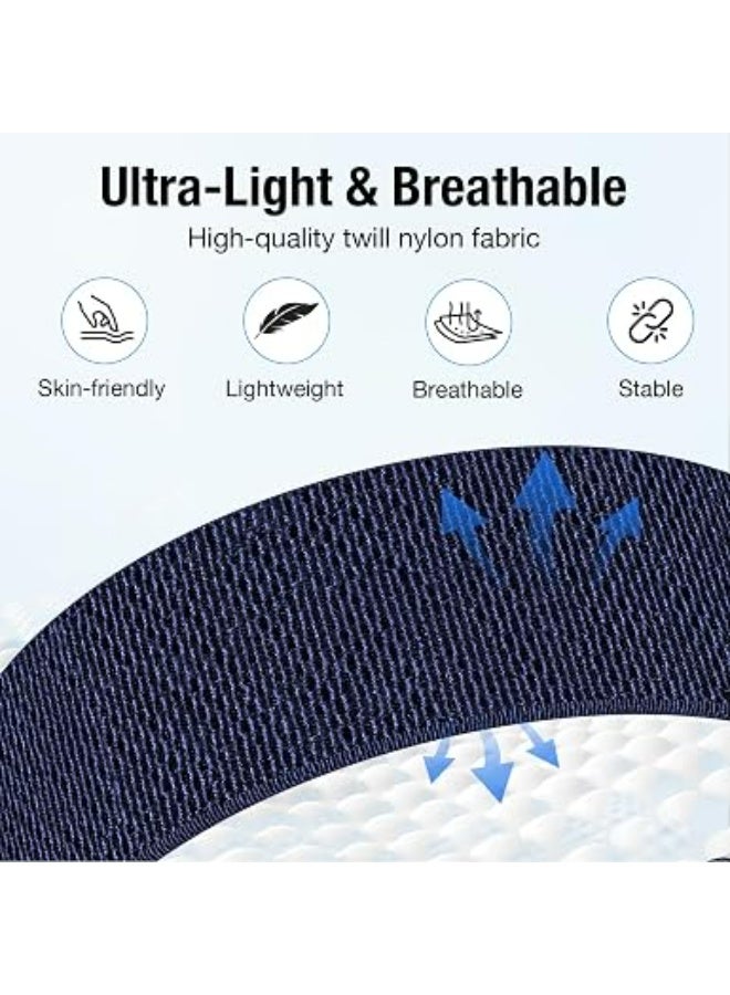 Nylon Replacement Band Compatible with WHOOP MG Adjustable Breathable Wrist Strap with Silver U Connector Band Only Tracker Not Included - Image 4
