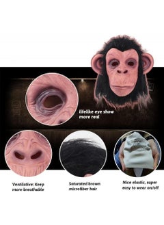 Black Hair Latex Chimpanzee Mask - pzsku/Z121E4829D15E6F963BA6Z/45/_/1741299611/e6c1f95b-e11f-49da-992d-8b50ce7e831c