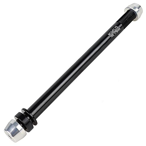 CyclingDeal Trainer Thru Axle - Bike Bicycle 12mm Rear Wheel Skewer for Indoor - Length 166mm to 178mm Boost - Thread Pitch: M12 x P1.75 - Spacers 2.5mm/6mm Included - Image 1