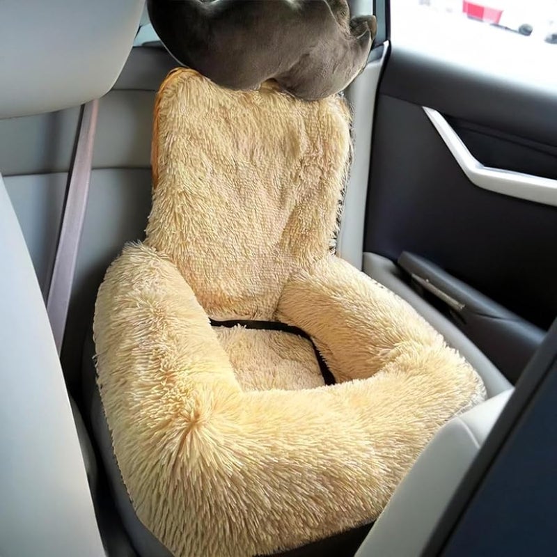 Small Dog Bed for Travel and Home Soft Washable Cushion Car Pet Mat - Image 4