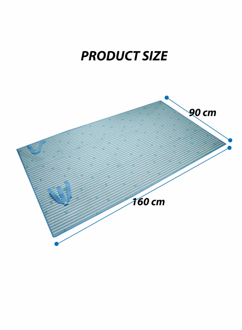 Toshionics Portable Waterproof Foldable Picnic Mat Ideal for Outdoor Beach, Garden, Park, Camping, Hiking and Travel-Multipurpose Insulated Mat with Carry Handle  90x160cm, Pink - Image 5