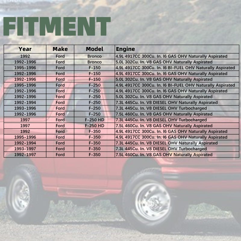 MITZONE F150 Gear Stick Shift Lever Compatible with 1992-1997 Ford F-150 F-250 F-350 F53 F59 Bronco Replace F4TZ-7210-B - Image 2