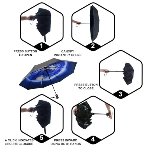 SY COMPACT Travel Umbrella Windproof Automatic Umbrellas Small Compact UV Sun Protection Factory Outlet Umbrella - Image 3