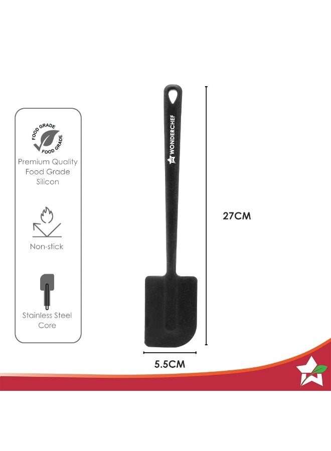 Waterstone Silicon Spatula | Stainless Steel Core | Food Grade Silicone | Unique Angle | Use for Flipping, Turning, Scrapping, Mixing | Non-Stick, Flexible, Heat Resistant, Stylish Design - Image 3