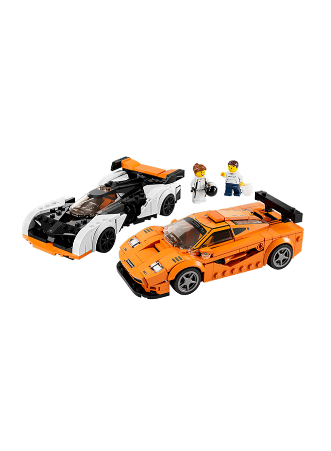 LEGO Speed Champions McLaren Solus GT & McLaren F1 LM 76918 Race Car Models; Building Toy Set for Car Enthusiasts and Kids Aged 9+; Includes 2 Collectible Car Toys and 2 Driver Minifigures (581 Pieces) LEGO
