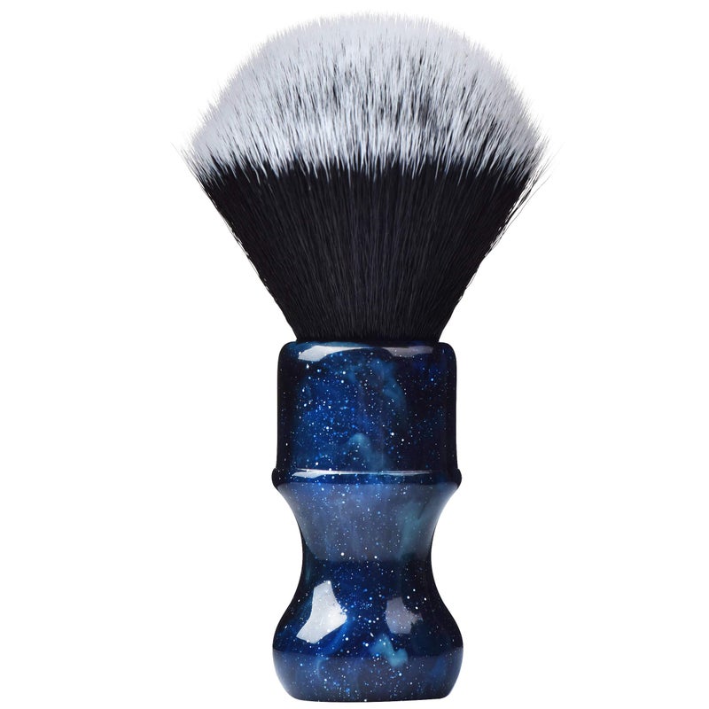 JEQUIL&CORENVEO Luxury Synthetic Shaving Brush With Aesthetic Resin Handle, 24mm Extra Dense Knot - Image 1