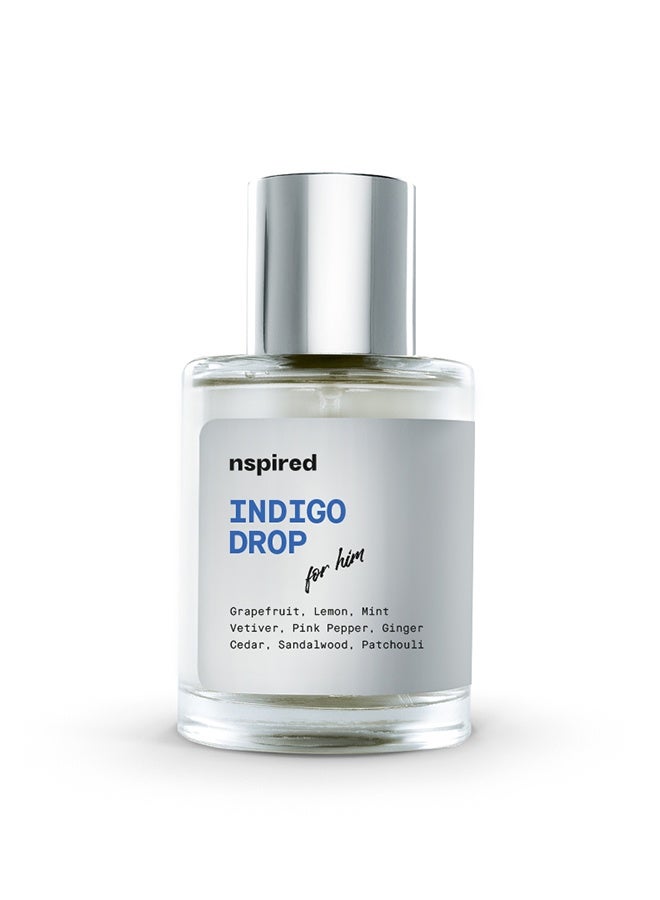 Nspired عطر إنديجو دروب مستوحى من بلو دي شانيل للرجال، عطر 100 مل - Image 2