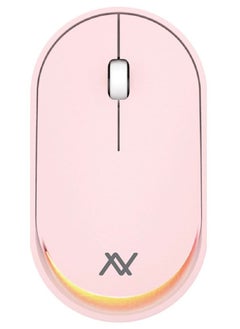 L'avvento (MO18P) Dual Mode Bluetooth - 2.4GHz Mouse with Re-Chargeable Battery - Pink