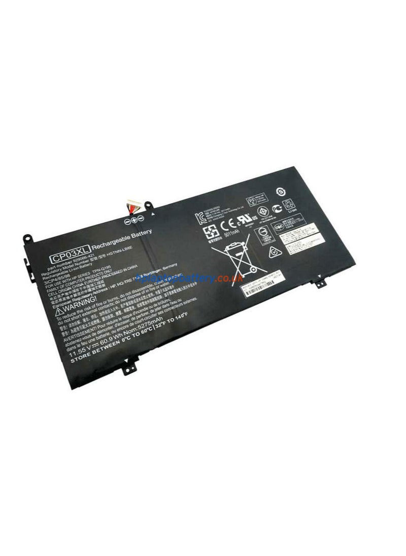 CS CP03XL Battery for HP Spectre X360 13 TPN-Q199 929066-421 HSTNN-LB8E  - Image 1