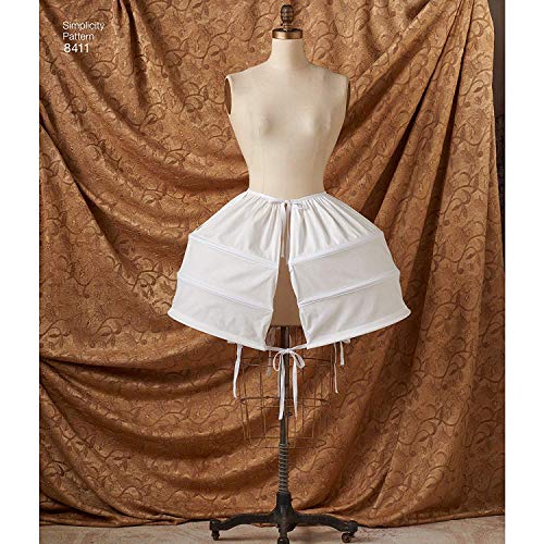 Simplicity 8411 18th Century Gown and Panniers Women's Historical Costume Sewing Pattern, Sizes 6-14 - Image 4