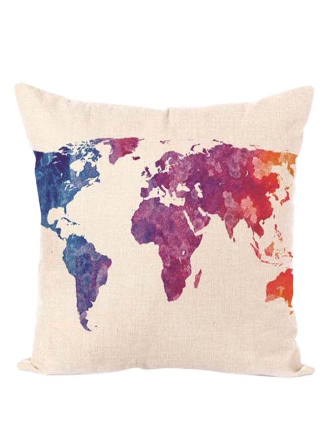 Decorative Printed Pillowcase Multicolour 45 x 45cm