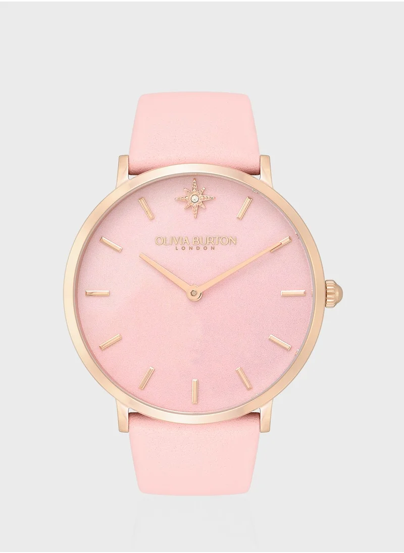 OLIVIA BURTON Ultra Slim Mesh Strap Analog Watch