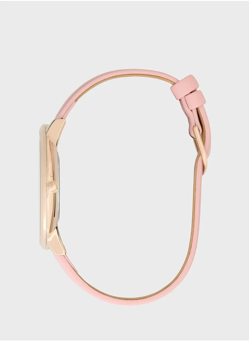 OLIVIA BURTON Ultra Slim Mesh Strap Analog Watch