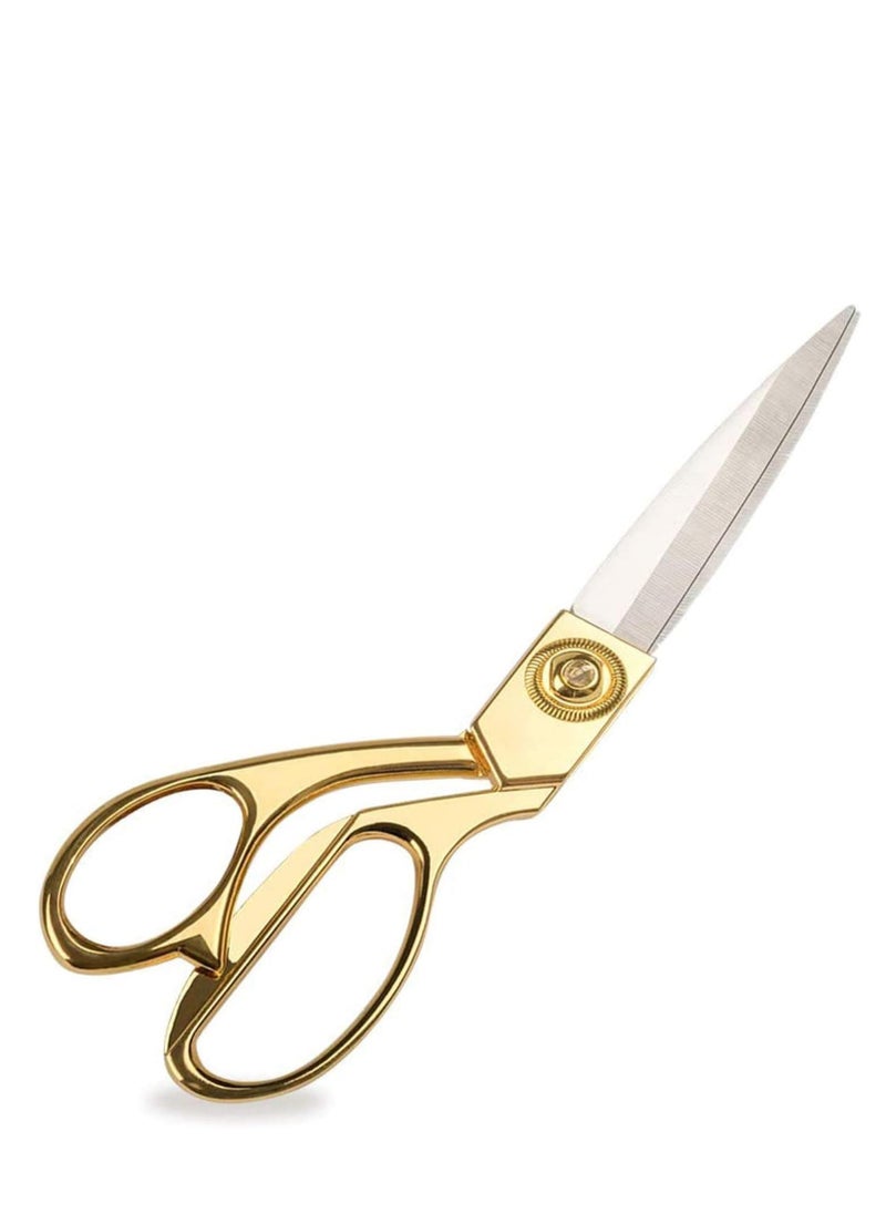 Generic Medium sharp tailor's scissors in gold-tone stainless steel  - Image 1