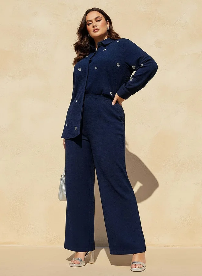 Ulla Popken Ulla Popken Flexi Waist Pants