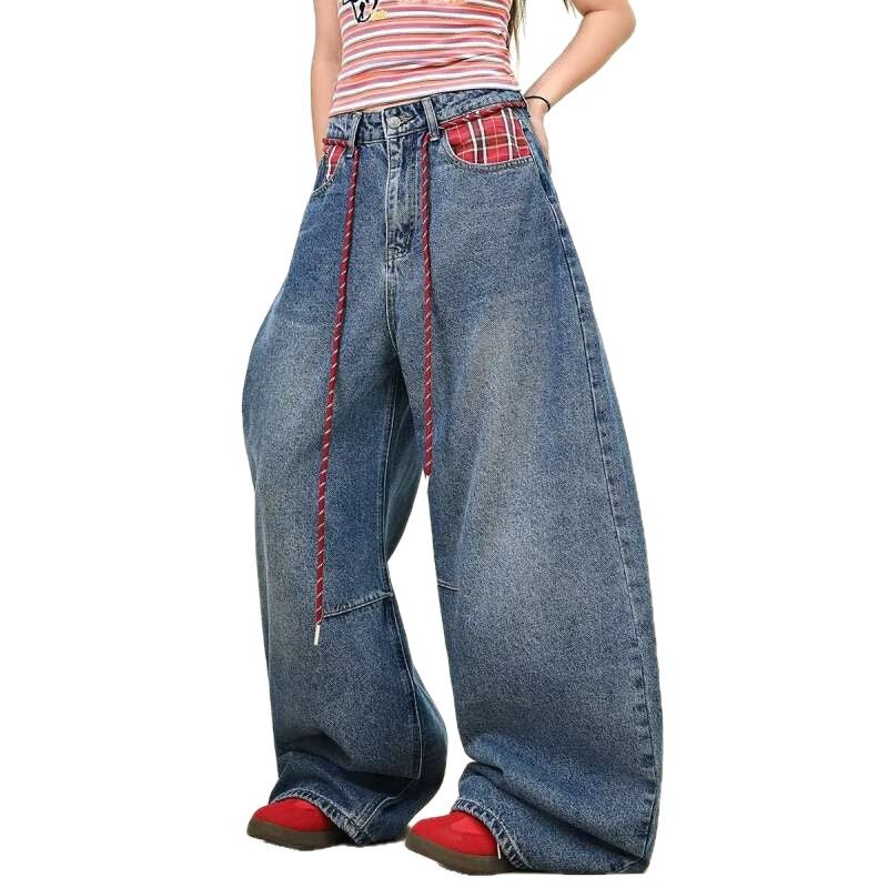 Unisex Classic Denim Jeans Loose Fit Daily Outdoor Wear - Image 5