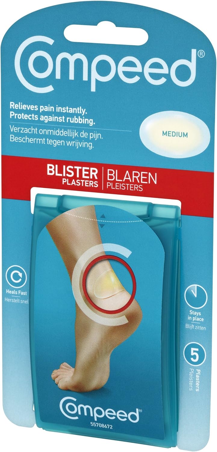 Compeed Blister Plasters Heel 5 Plasters - Image 3