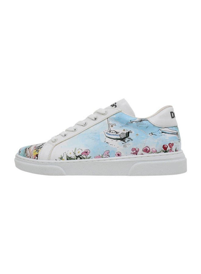 Dogo Women's White Vegan Leather Sneakers - Lago Di Como Design - Image 3