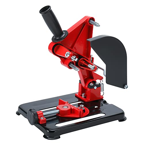 YaeKoo Angle Grinder Stand Grinder Holder Cutter Support Cast Iron Base for 100mm - 125mm Angle Mill (4"-5") Red Color - Image 4
