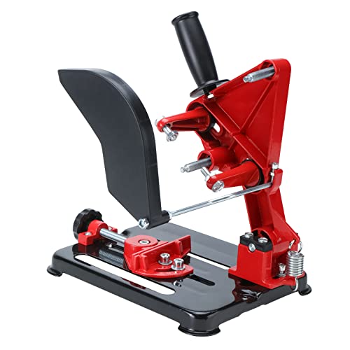 YaeKoo Angle Grinder Stand Grinder Holder Cutter Support Cast Iron Base for 100mm - 125mm Angle Mill (4"-5") Red Color - Image 5
