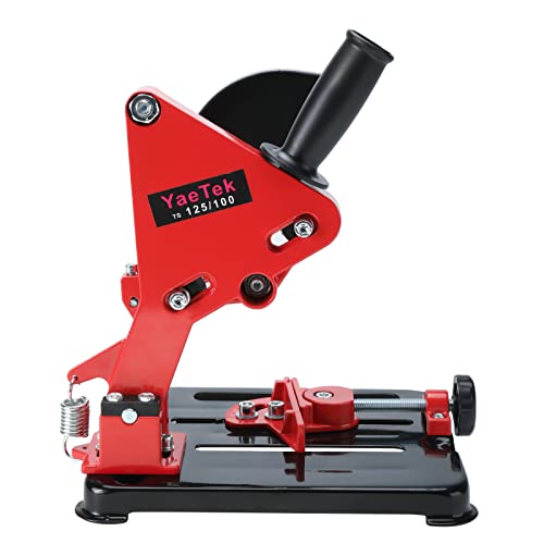 YaeKoo Angle Grinder Stand Grinder Holder Cutter Support Cast Iron Base for 100mm - 125mm Angle Mill (4"-5") Red Color - Image 3